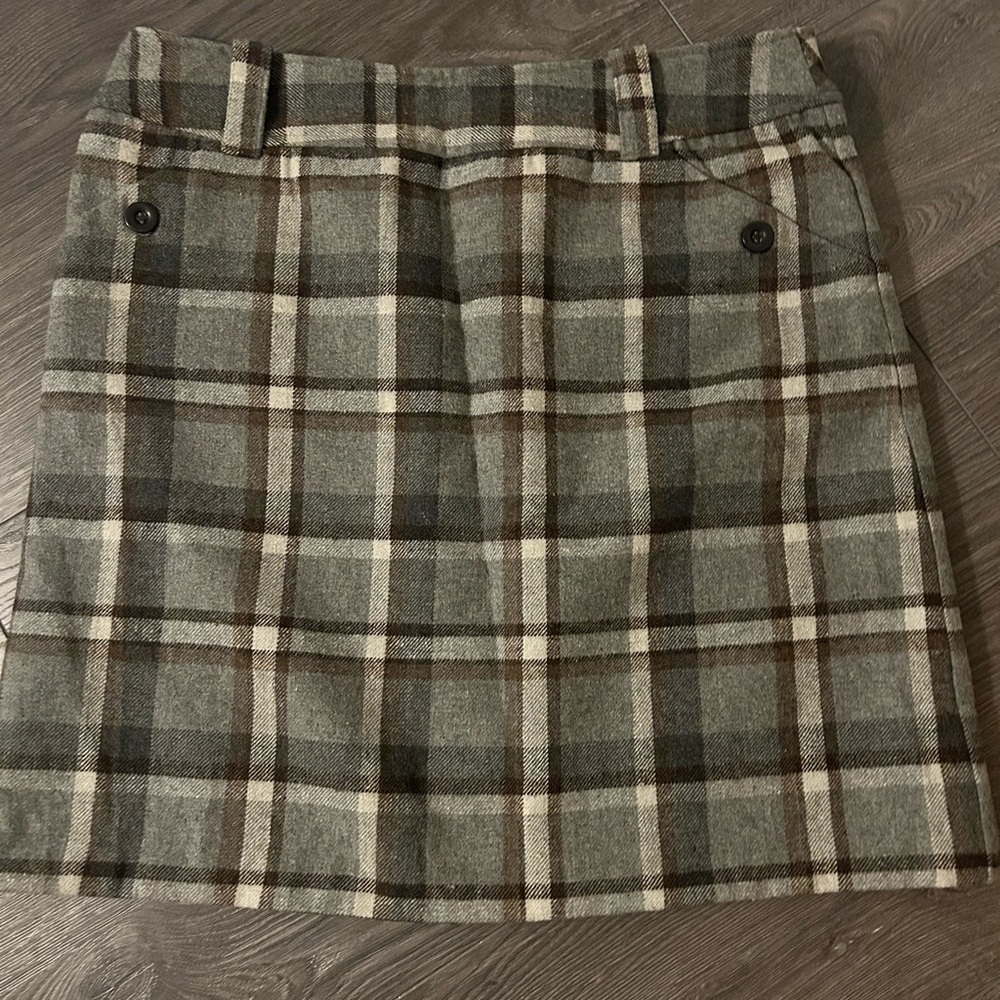 Wool blend skirt